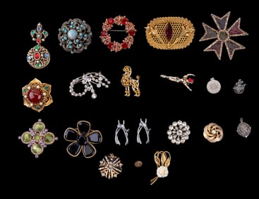 Vintage and Designer Brooches