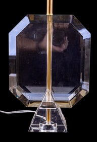 Clear Art Crystal Lamp