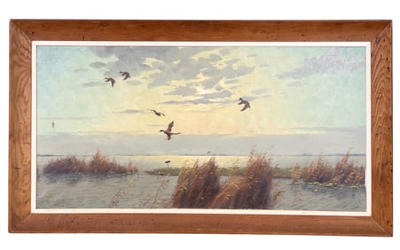 G. Van der Velde O/C Seascape >4'W