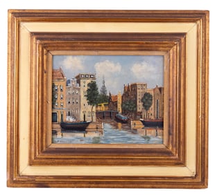 Oil on Canvas Signed "A. Weggers"
