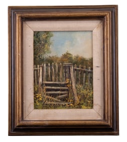 Vintage O/c, Signed "Clarke"