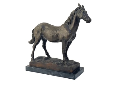 Cast Bronze Colt Statuette