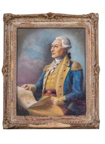 Early Pastel Portrait of Marquis de Lafayette
