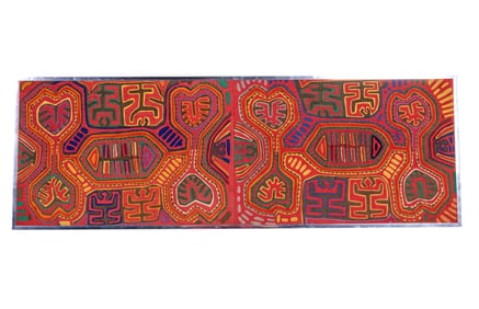 Kuna Mola Handwoven Tapestry Panel