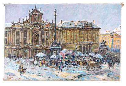 Original Signed French Impressionist O/C
