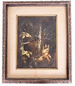 1956 Oil On Board by Rudi Reichardt