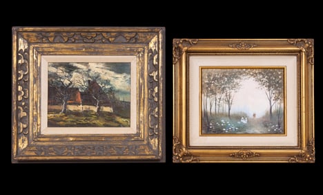 20th C. Oil on Canvas Paintings (Hewelyn, other)