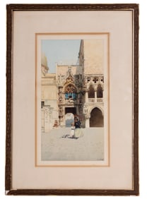 Venetian Watercolor Porta della Carta