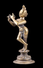 Brass Hindu Deity Figure