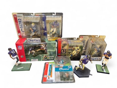 NFL McFarlane Action Figure Grouping