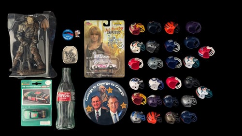 Sports Advertising with Toys and Memorabilia