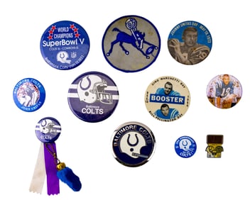 Baltimore Colts Football Memorabilia