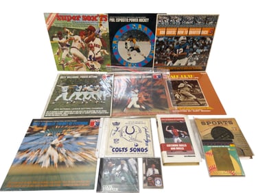 Vintage Sports Vinyl Records and Other Media