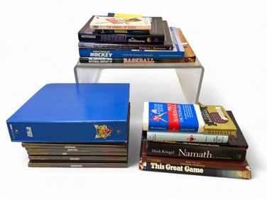 Reference & Sports Themed Coffee Table Books