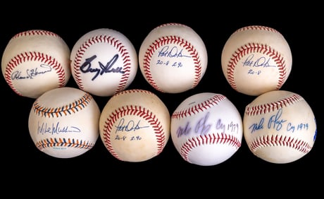 Baltimore Orioles Signed Baseballs (8)