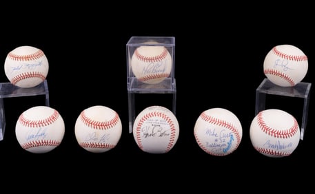 Unidentified Signed Baseballs (8)