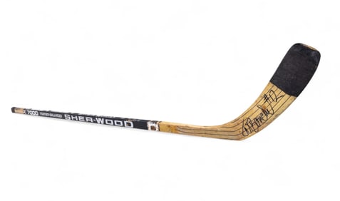 Henry Bouche Drolet Signed Hockey Stick #12