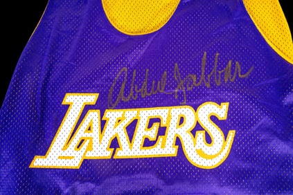 Kareem Abdul Jabbar Signed Lakers Jersey