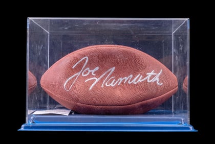 Joe Namath Signed Wilson NFL Football