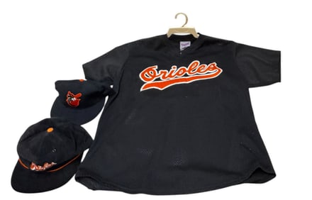 Baltimore Orioles Signed Jersey, Hats, & Photos