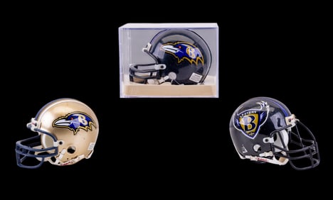 Ray Lewis and Other Signed Mini-Helmet