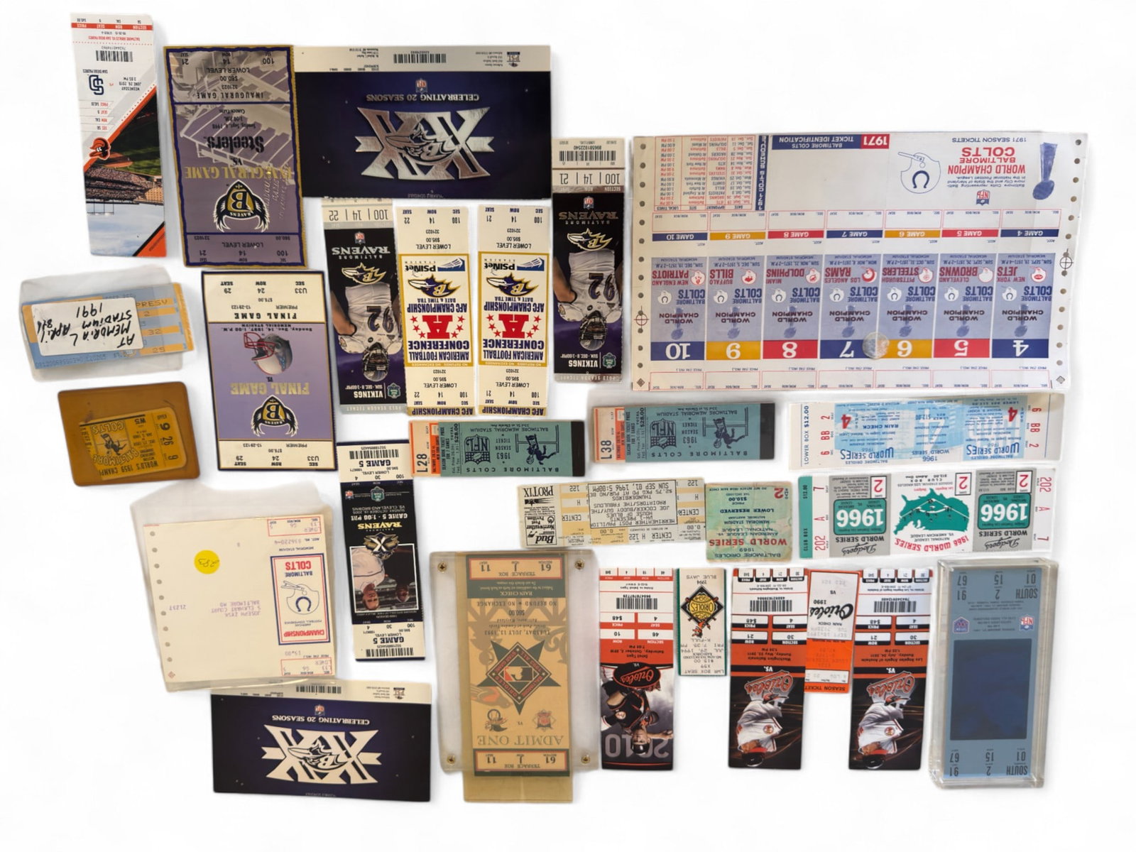 Vintage Baltimore Sports and Event Tickets (1 of 8)