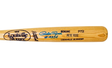 Pete Rose Louisville Slugger Signed Bat