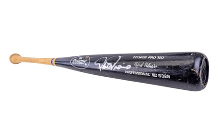 Rafael Palmeiro Cooper Signed Bat