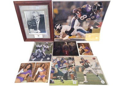 Signed NFL Photos, HOF (10)
