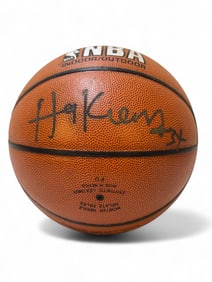 Signed Hakeem Olajuwon Basketball w/ No C.O.A.