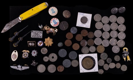 Ancient & Antique Coins, Pins, and Buttons