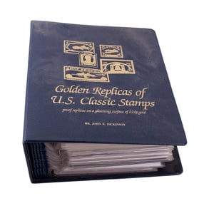 Golden Replicas of U.S Classic Stamps Book