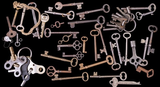Early and Vintage Brass, Iron, and Other Keys