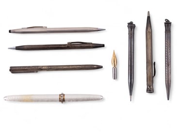 Sterling Pencils, Pens, Lady Sheaffer, Tiffany