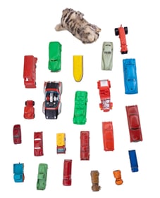 Vintage Lesney, Plasticville, & More Toys (24 Pcs)