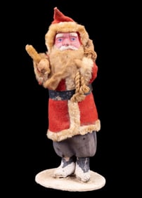 Antique Belsnickle Putz Santa Figurine