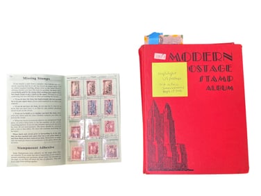U.S. and International Postage in Modern Album