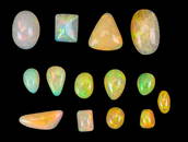 Assorted Size Loose Opals (14)