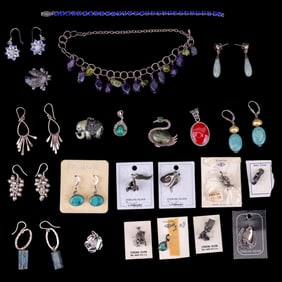 Sterling Charms, Earrings, Bracelets