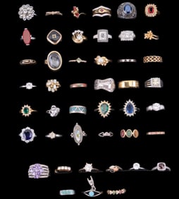 Costume and Designer Ring Collection
