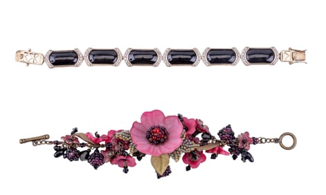 Sterling Onyx and Bohemian Bracelets