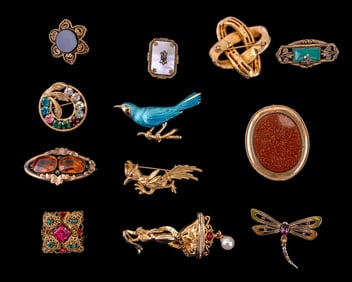 Antique and Designer Brooches