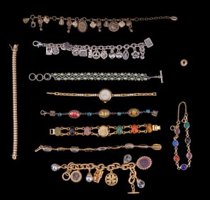 Ladies Wrist Watches and Charm Bracelets