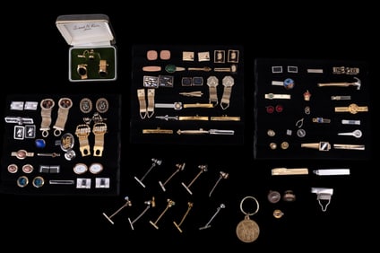 Vintage Designer Tie Clips and Cuff Links