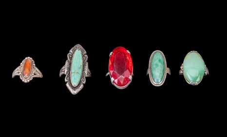 Sterling Silver Rings (5)