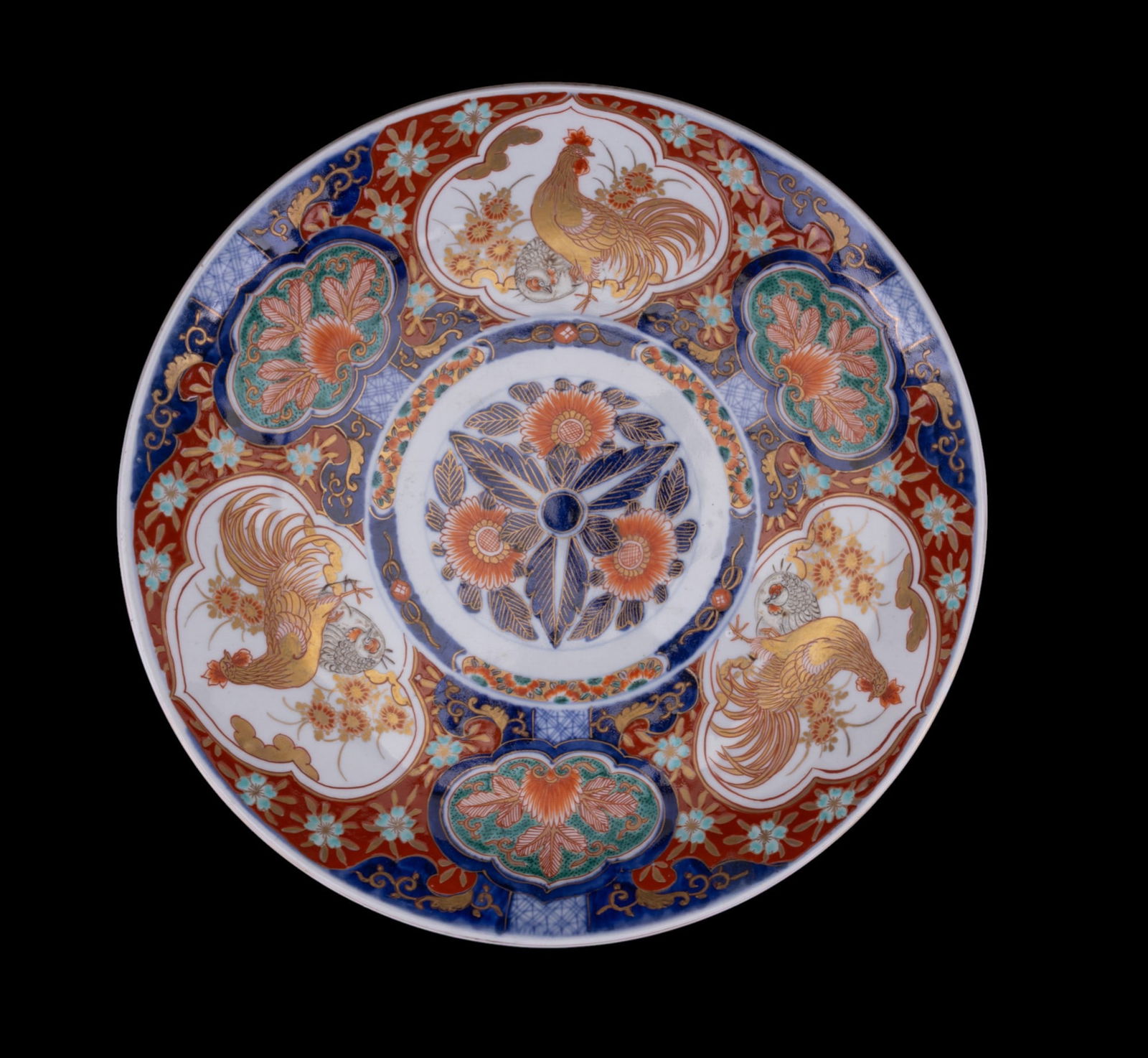 Large 19C Japanese Imari Charger Plate (1 of 4)