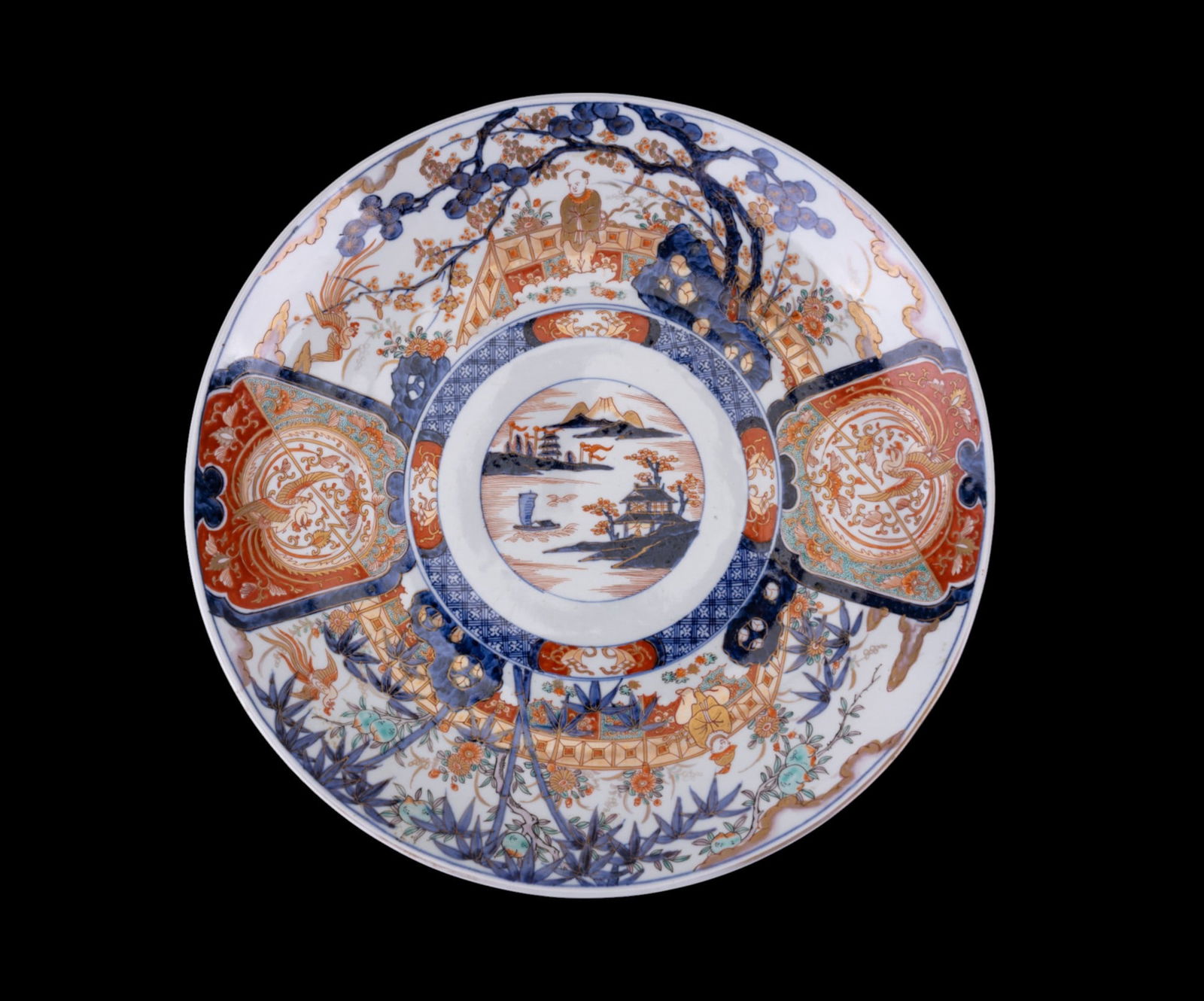Large Japanese Imari Charger (1 of 3)