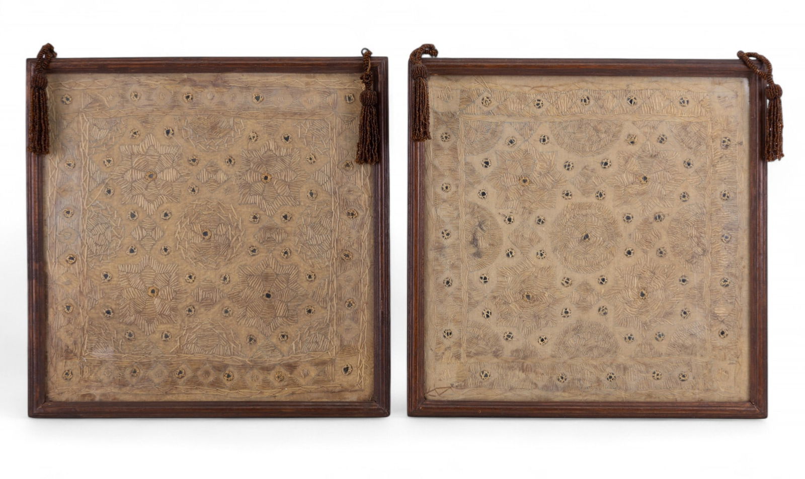 Antique Persian Embroidered Mirror Textiles (2) (1 of 5)