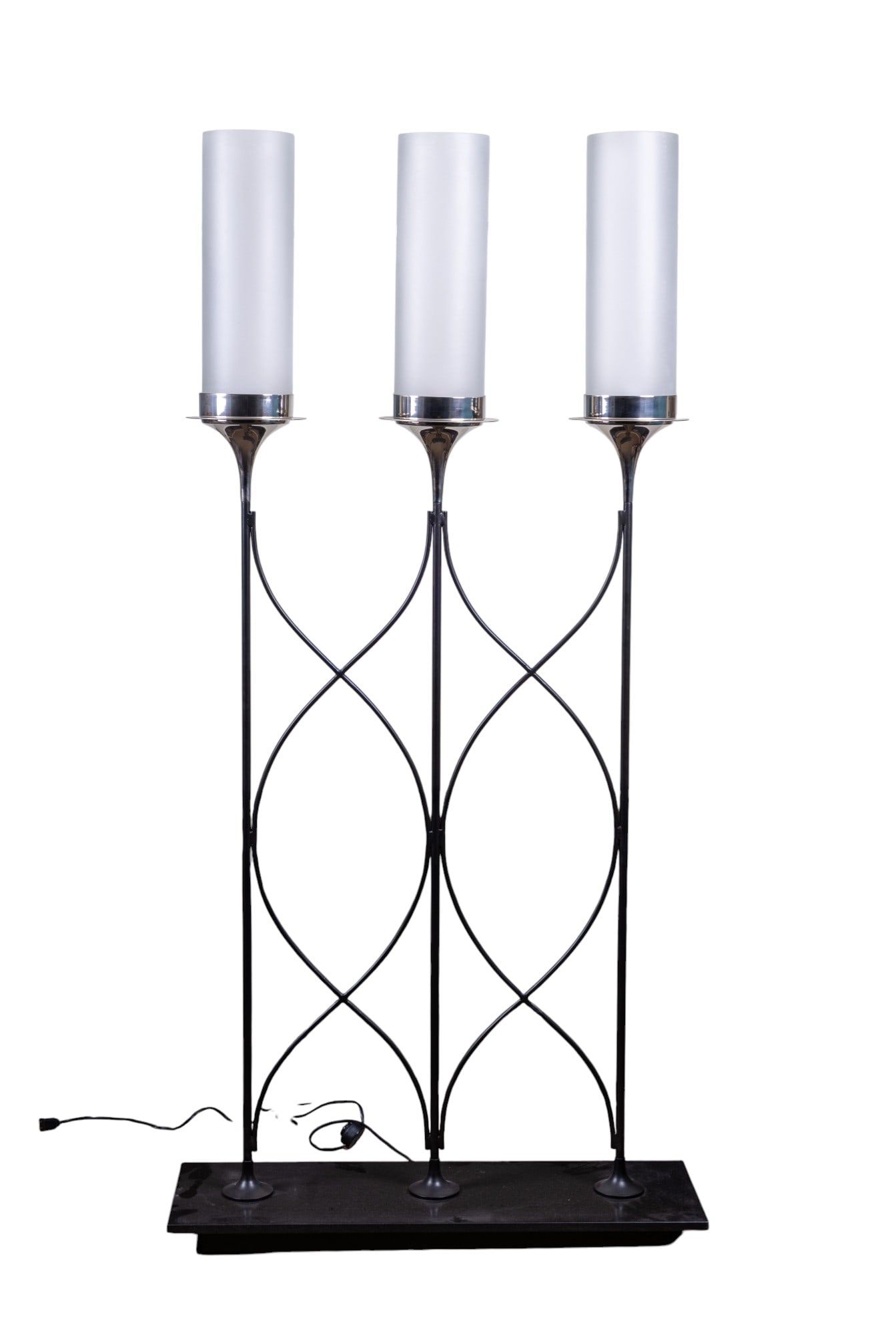 Modern Triple Column Floor Lamp (1 of 7)