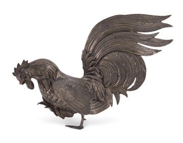 Japanese Cast Brass/Bronze Rooster